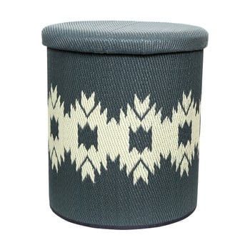 Puf cu spațiu pentru depozitare, adecvat pentru exterior fab hab miramar gray, gri