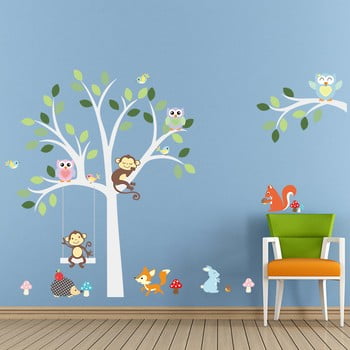 Set autocolante ambiance monkey