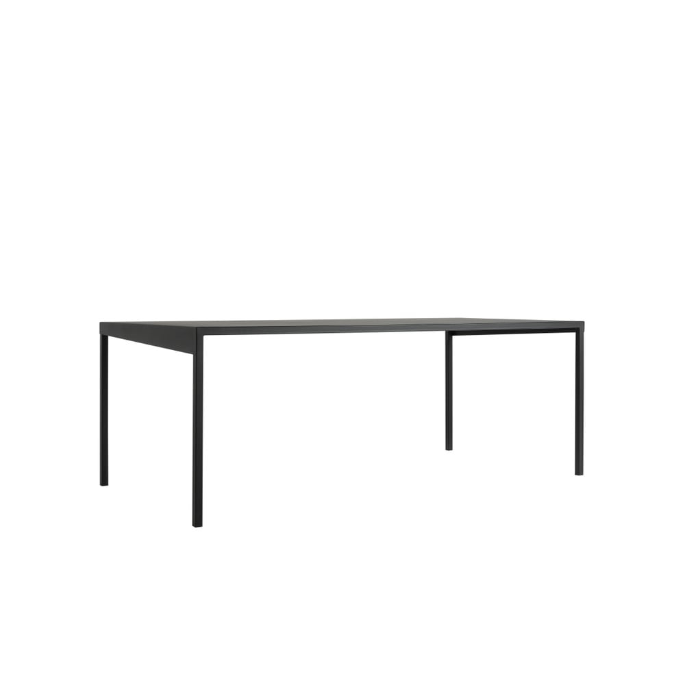 Černý kovový jídelní stůl Custom Form Obroos, 160 x 80 cm