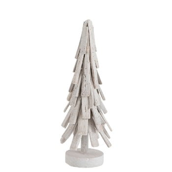Decorațiune din lemn de brad j-line, înălțime 18 cm