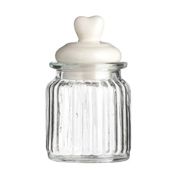Recipient de sticlă, capac alb, Premier Housewares, 300 ml imagine