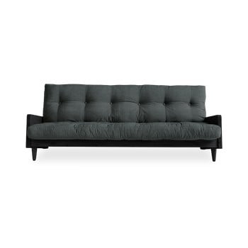 Canapea extensibilă karup design indie black/slate grey, gri închis