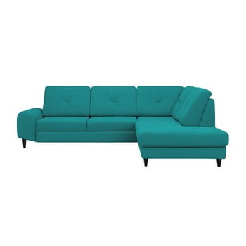 Canapea colţar windsor & co sofas beta, partea dreaptă, turcoaz