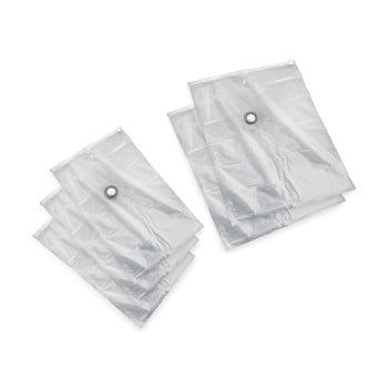 Set 5 saci cu vid pentru haine Compactor Aspispace, 55 x 90 cm imagine
