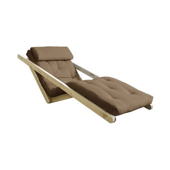 Șezlong extensibil karup design figo natural/mocca