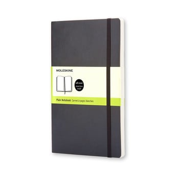 Caiet moleskine, 192 pag., negru