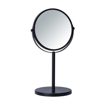 Oglindă cosmetică Wenko Assisi, ⌀ 17 cm, negru poza