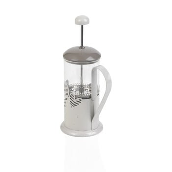 Presă franceză pentru ceai și cafea brandani batticuore, 350 ml, alb