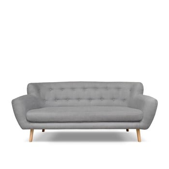 Canapea cu 3 locuri cosmopolitan design london, gri deschis