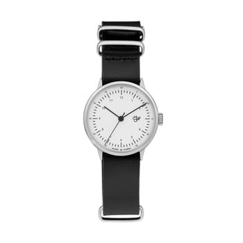 Ceas chpo harold mini, negru - alb