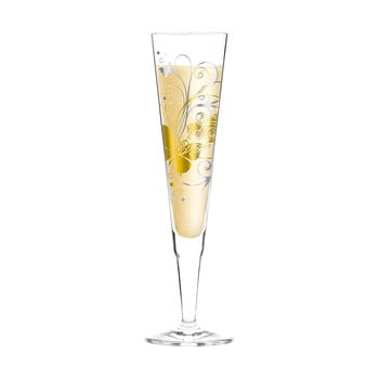 Pahar din sticlă cristalină pentru șampanie ritzenhoff claudia schultes, 210 ml