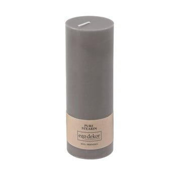 Lumânare baltic candles eco, înălțime 20 cm, gri