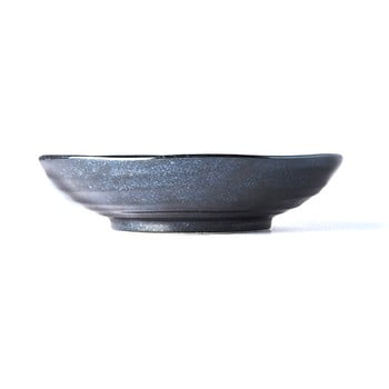 Farfurie adâncă din ceramică mij matt, ø 21 cm, negru