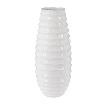 Vază din ceramică mauro ferretti waves, 17 x 41 cm, alb