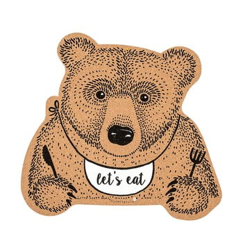 Suport farfurie din plută bloomingville bear
