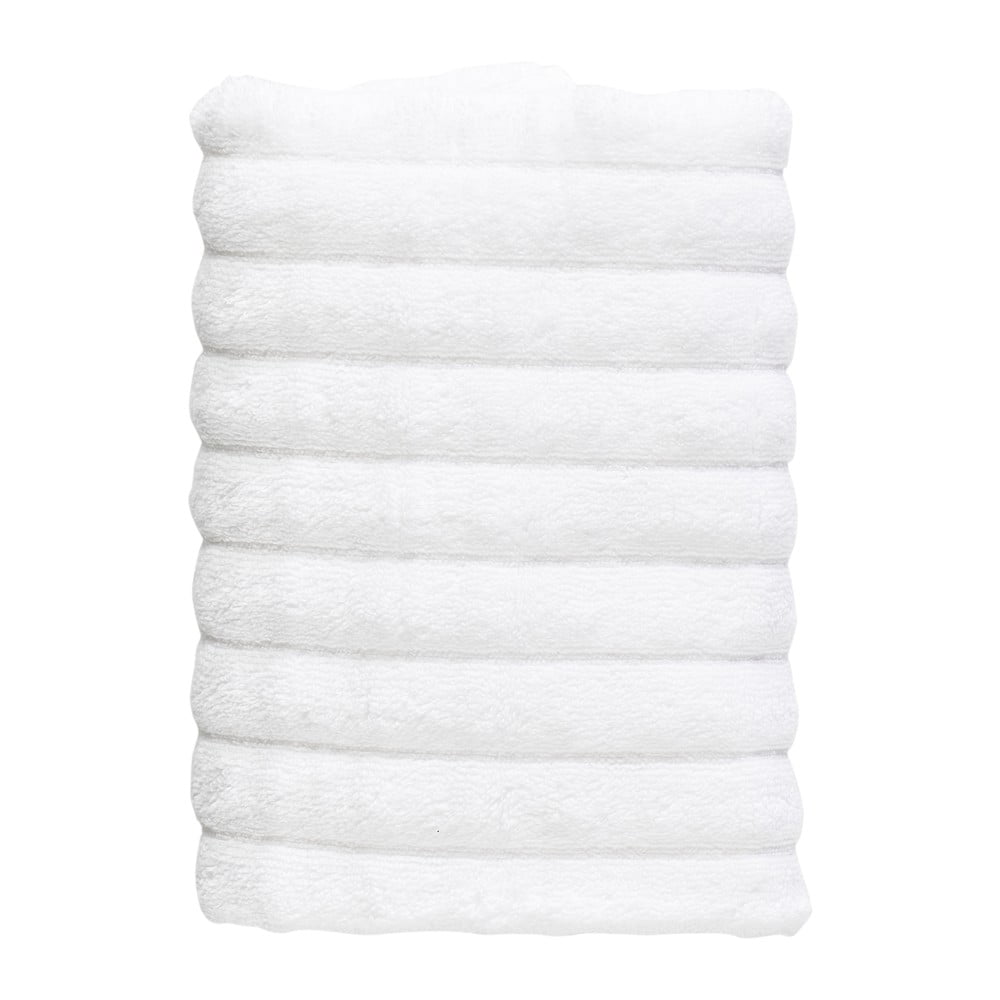 Bílý bavlněný ručník Zone Inu, 100 x 50 cm
