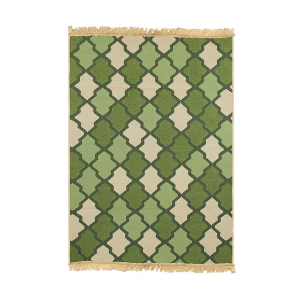 Zelený koberec Ya Rugs Duvar, 60 x 90 cm