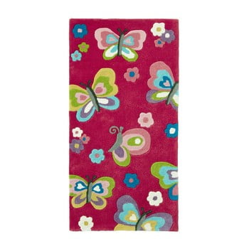 Covor pentru copii think rugs hong kong pink, 70 x 140 cm, roz