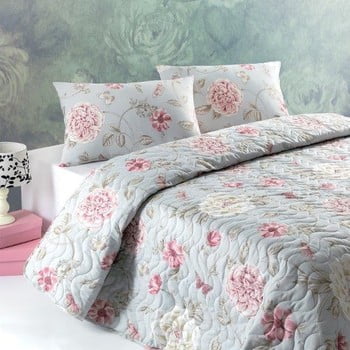 Set cuvertură si fețe de pernă sandiego mint, 200 x 220 cm