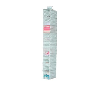 Organizator pentru dulap compactor, lățime 15 cm, verde