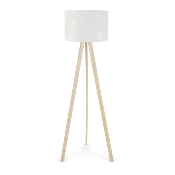 Bílá stojací Lampa Nore