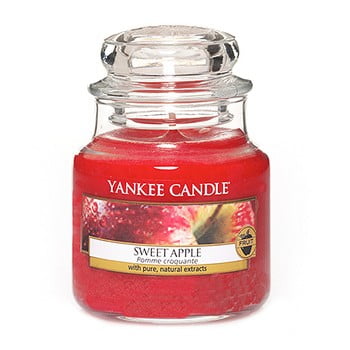Lumânare parfumată yankee candle sweet apple, timp de ardere 25 - 40 ore