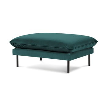 Taburet cosmopolitan design vienna, 100 x 80 cm, albastru petrol