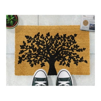 Covoraș intrare din fibre de cocos artsy doormats tree of life, 40 x 60 cm