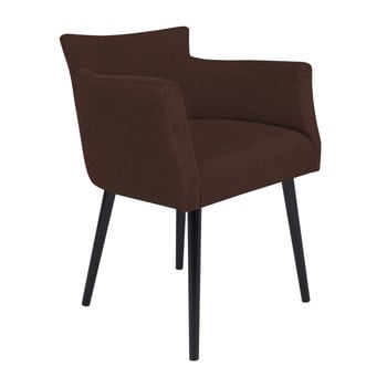 Scaun cu cotiere windsor & co sofas gemini, maro închis