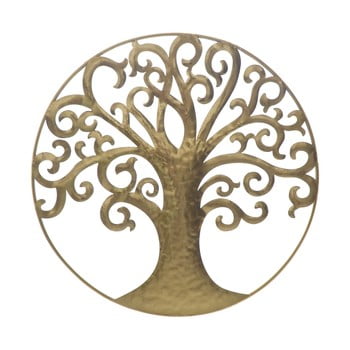 Decorațiune de perete mauro ferretti, ø 70 cm, auriu