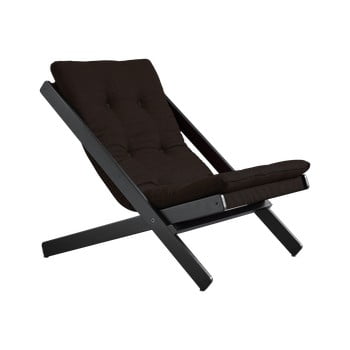 Fotoliu pliant karup design boogie black/brown
