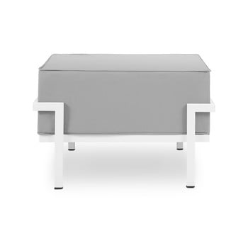 Puf adecvat pentru exterior calme jardin cannes, gri - alb
