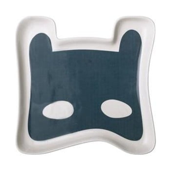 Farfurie din ceramică pentru copii bloomingville superhero, albastru