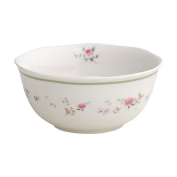Set 2 boluri din porțelan brandani nonna rossa, ⌀ 14 cm, alb