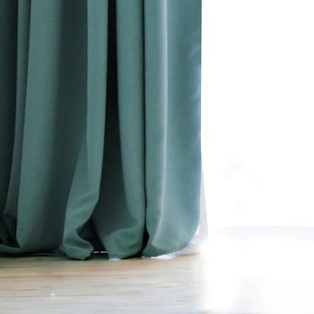Draperie decoking pierre, 140 x 270 cm, turcoaz