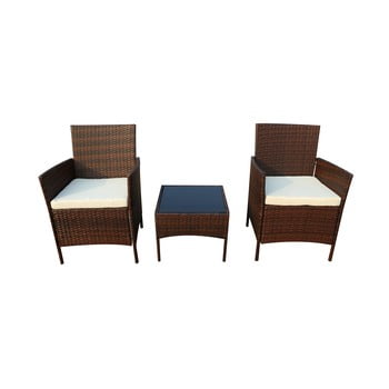 Set mobilier de grădină din ratan artificial timpana melony