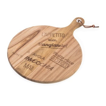 Tocător rotund din lemn de bambus brandani foodies