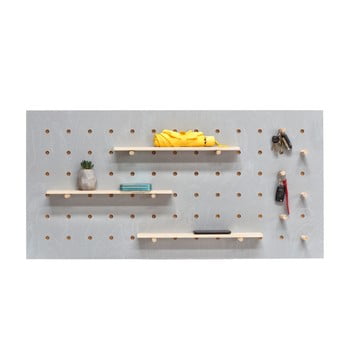 Organizator de perete ragaba triventi, 120 x 60 cm, gri