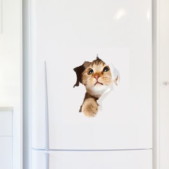 Autocolant ambiance cat in hole