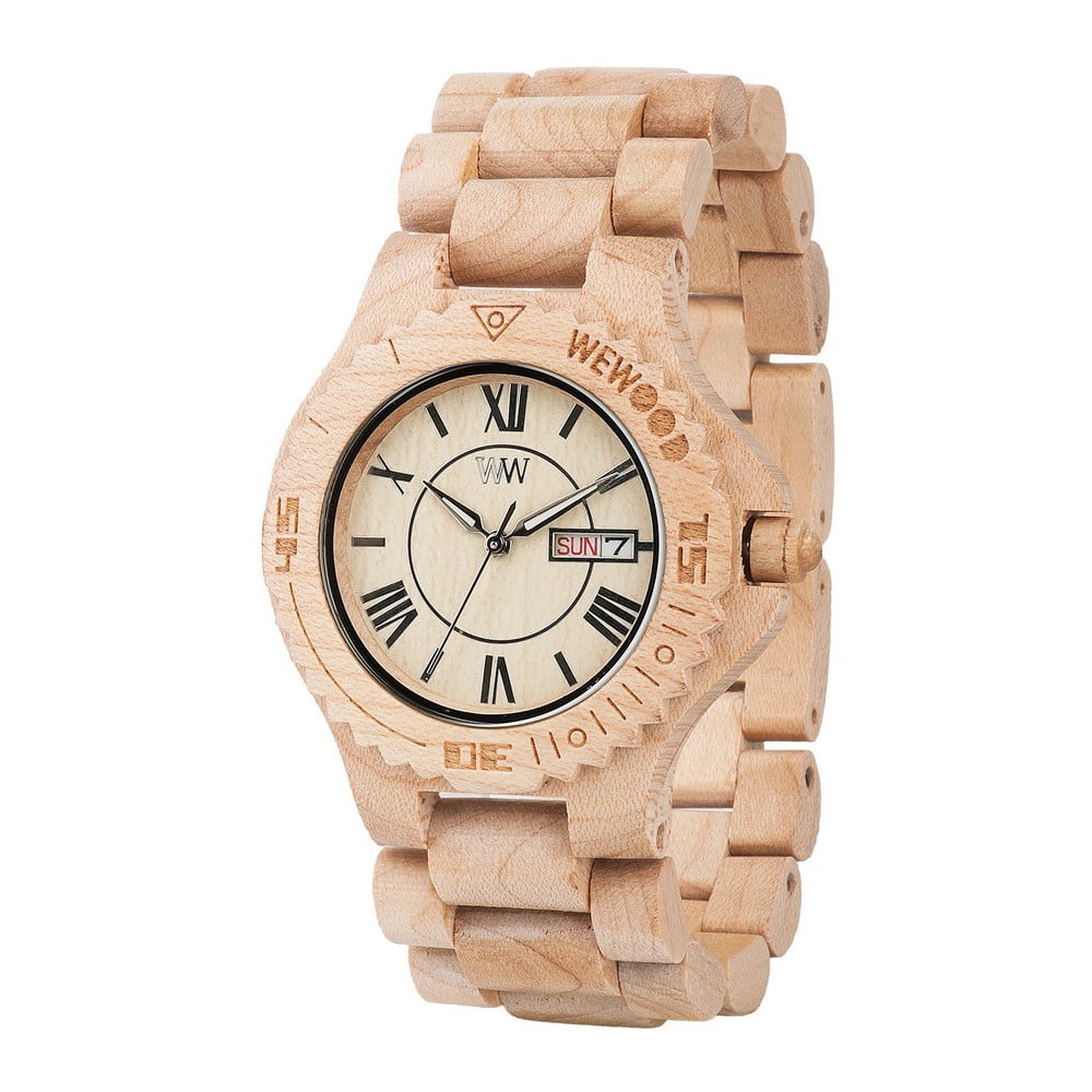 Dřevěné hodinky Roman Beige
