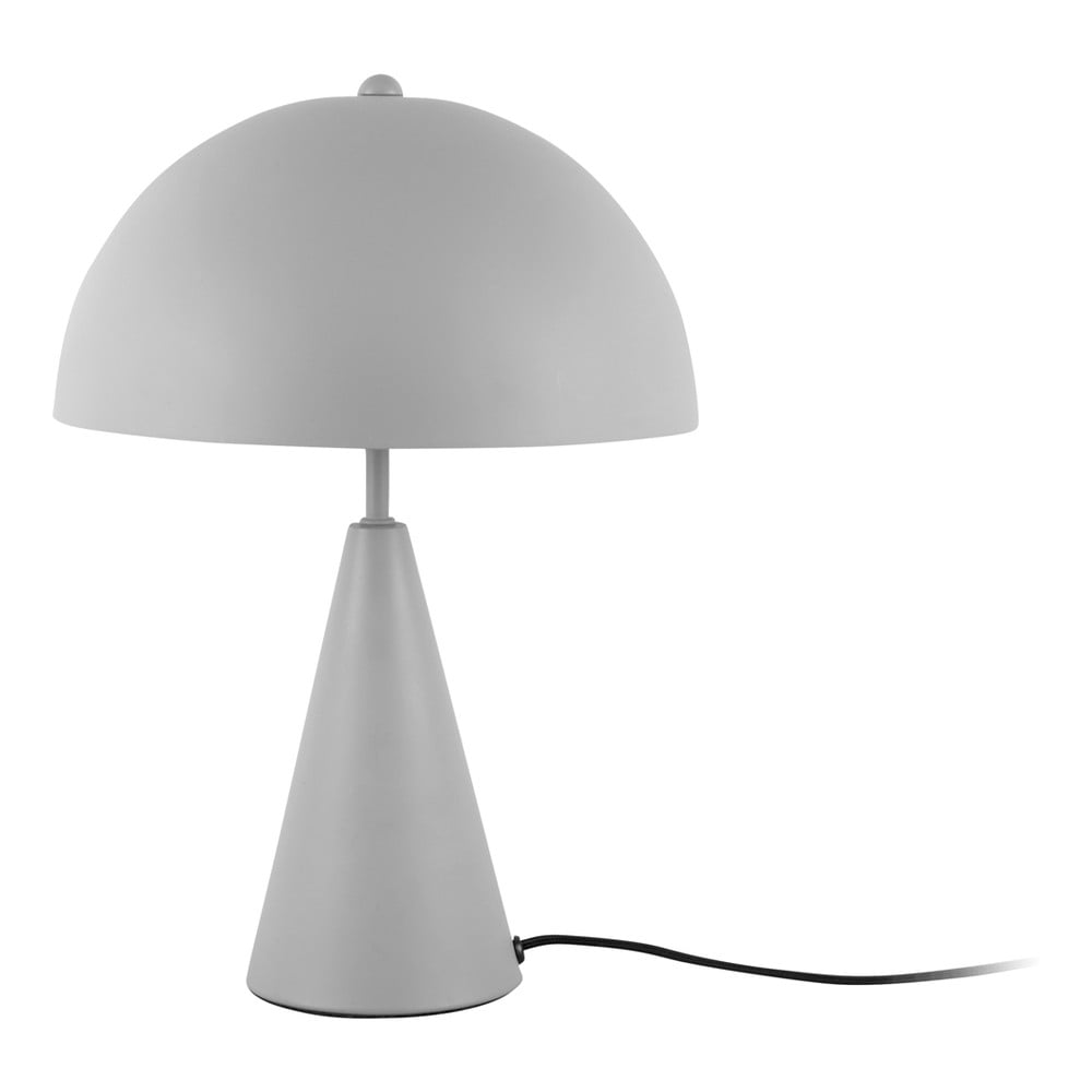 Šedá stolní lampa Leitmotiv Sublime, výška 35 cm