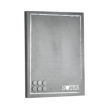 Placă metalică pentru mesaje label51 memo, gri
