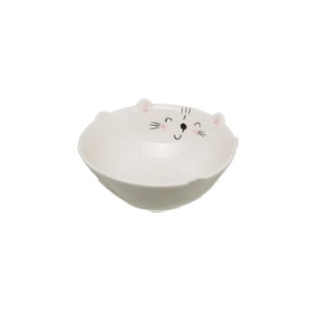 Bol din porțelan unimasa kitty, ⌀ 11,9 cm, alb