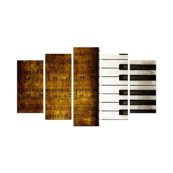 Tablou din mai multe piese piano, 110 x 60 cm