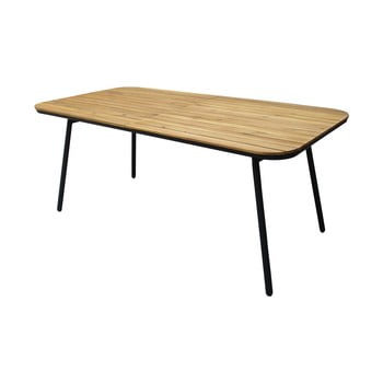 Masă pliabilă de grădină pentru 6 persoane ezeis scool, natural