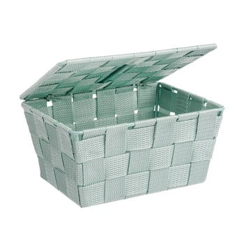 Coș cu capac wenko adria, verde mentă