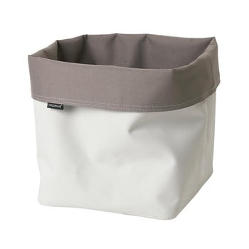 Coș de depozitare reversibil blomus, 23 x 23 cm, bej - alb