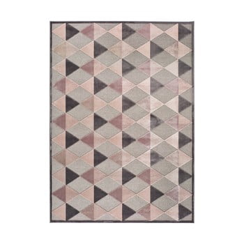 Covor universal farashe triangle, 160 x 230 cm, gri-roz