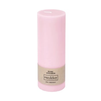 Lumânare baltic candles eco, înălțime 20 cm, roz
