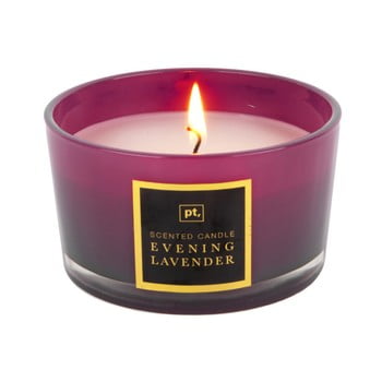 Lumânare cu aromă de levănțică pt living scented candle, timp de ardere 27 ore